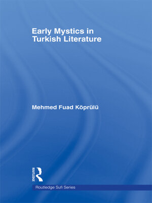 cover image of Early Mystics in Turkish Literature